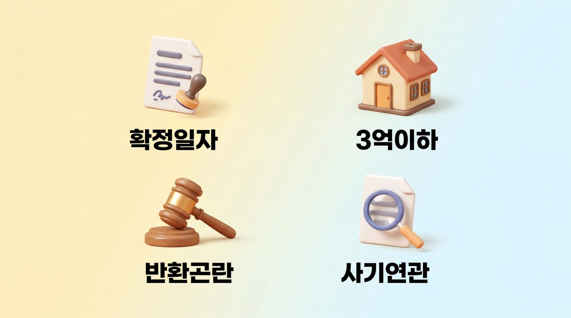 전세사기 피해자 인정 4가지 필수 요건