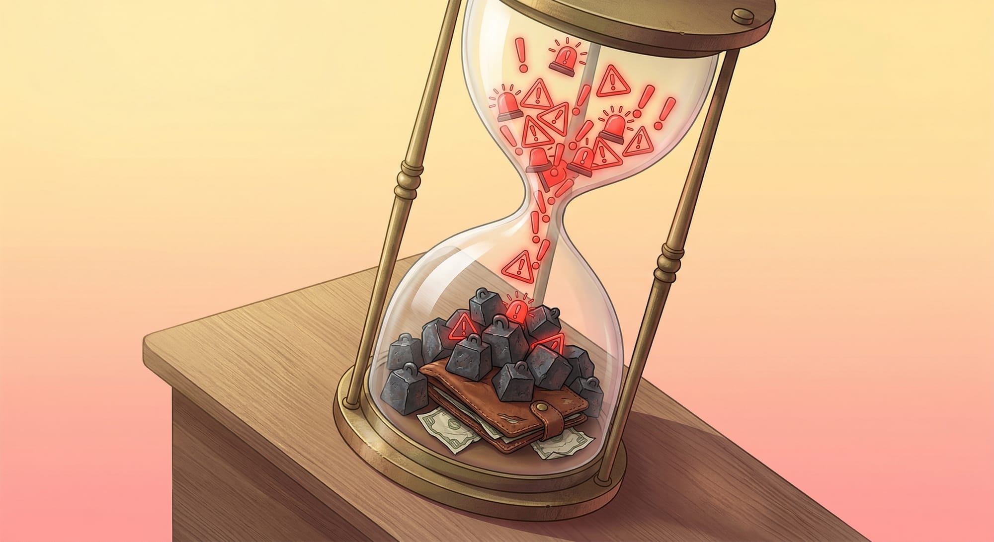 시간이 지날수록 무거운 짐으로 변하는 연체 기간의 위험성