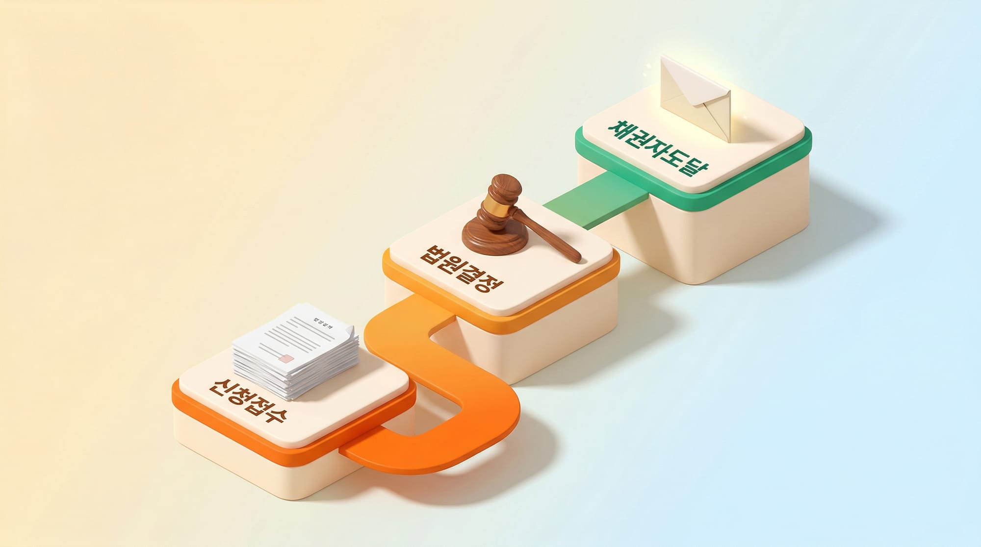 금지명령 효력 발생까지 3단계 타임라인