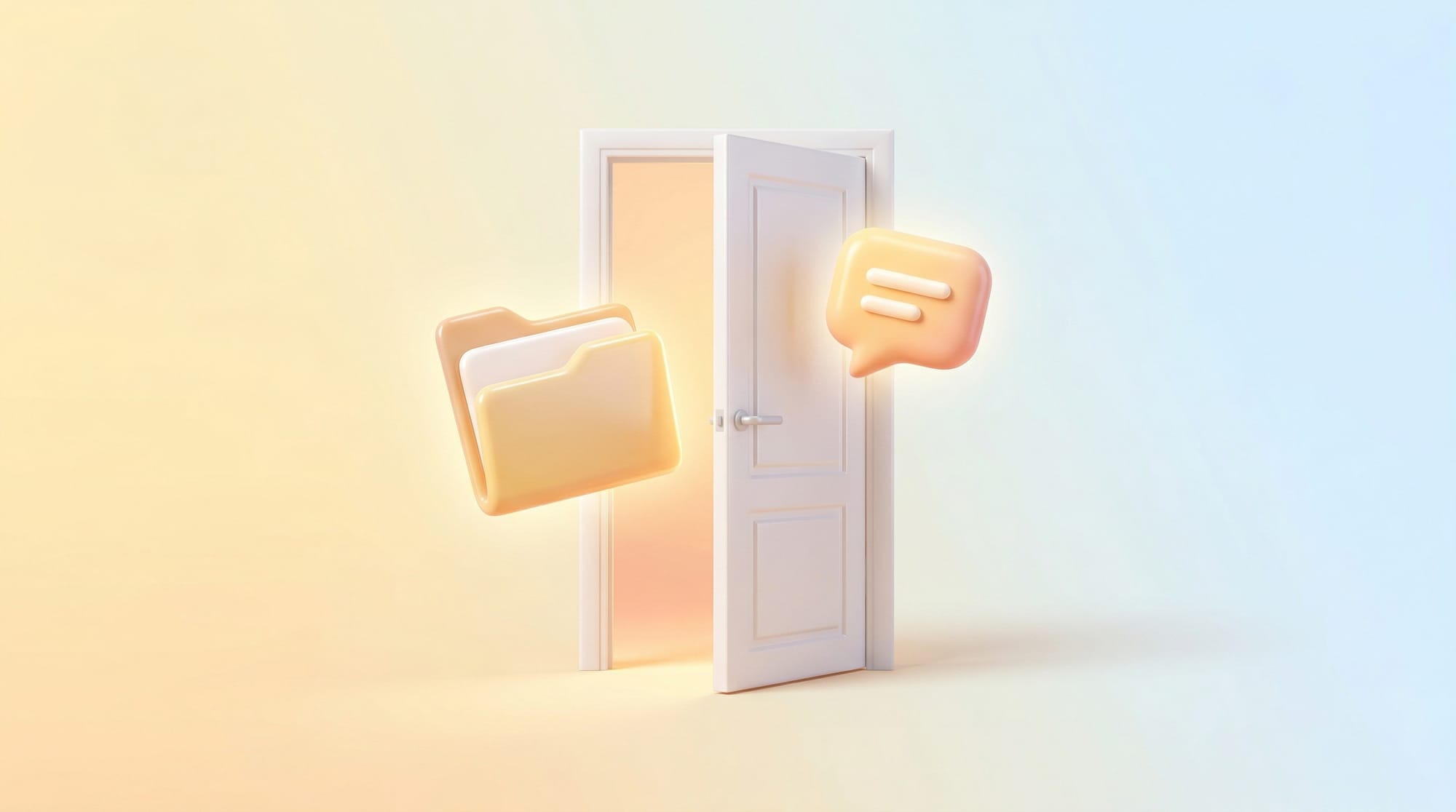 미납 상황에서 적극적 소통과 대처를 표현한 일러스트