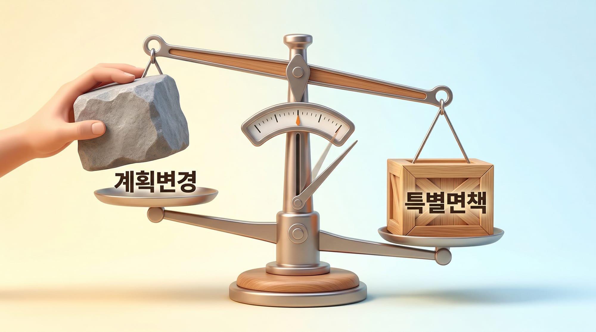 변제계획 변경과 특별면책 구제 수단 도식