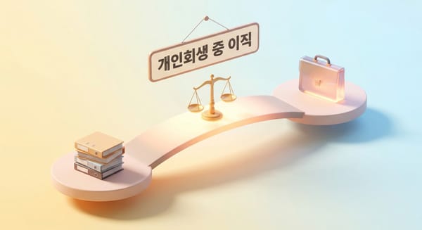 개인회생 신청했는데 이직 되나요?